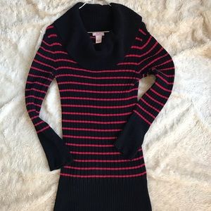 Big neck Sweater Dress